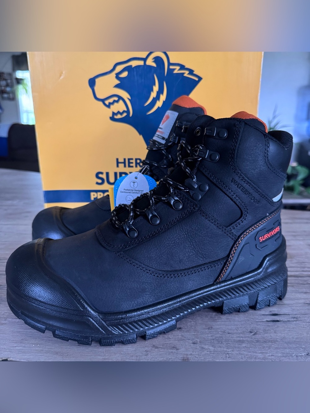 Herman Survivors Professional Series Steel Toe Work Boots Men’s 7.5